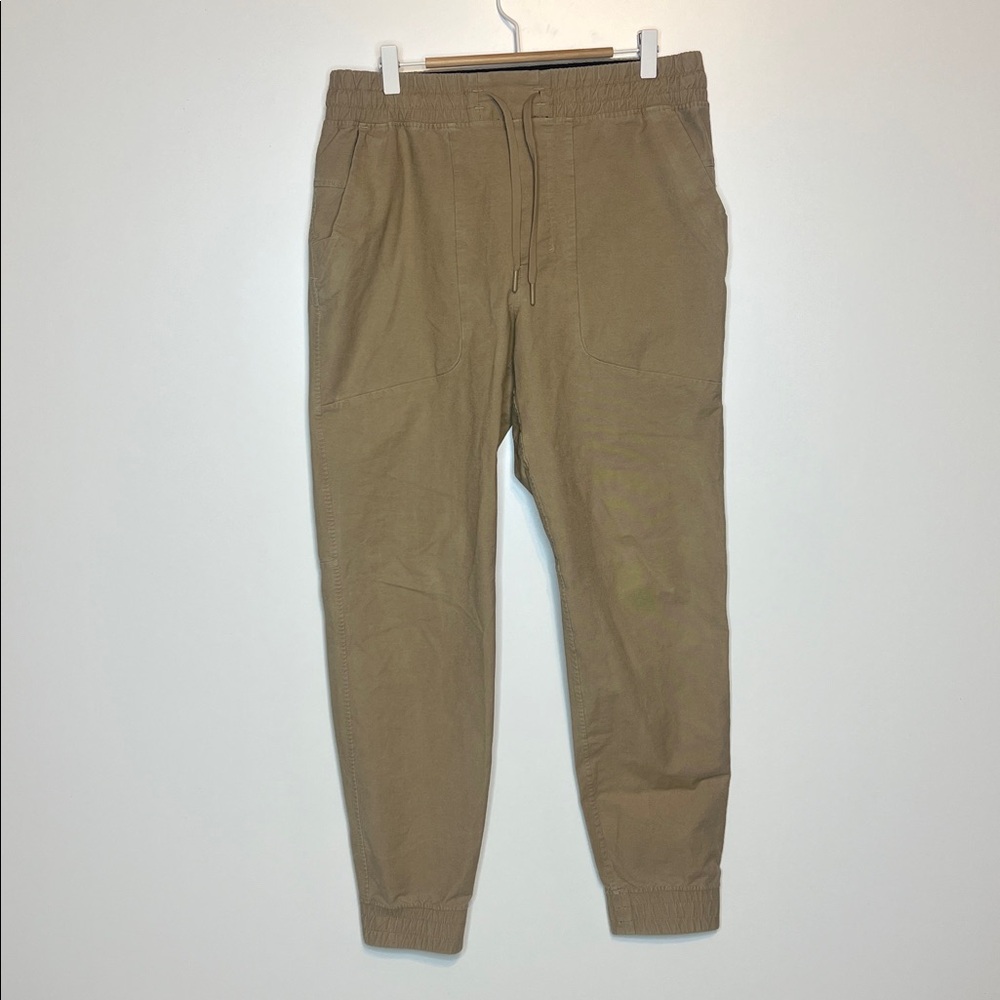 Lululemon khaki drawstring waist cotton joggers